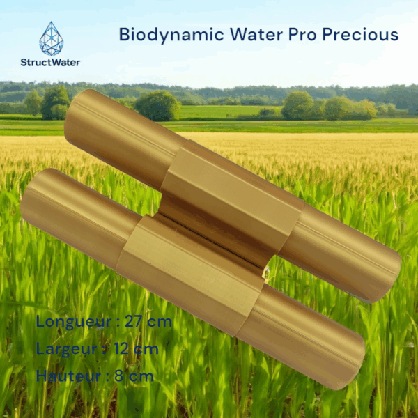 Structureur d’eau professionnel sans électricité – Biodynamic Water Pro installé en agriculture