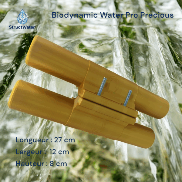 Structureur d’eau professionnel sans électricité – Biodynamic Water Pro en hydroponie