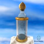 Appareil de structuration de l’eau StructWater Precious avec bouteille OmWater 1,23 L et bouchon Zome 13